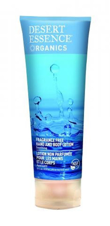 DESERT ESSENCE UNSCENTED HAND & BODY LOTION ( 1X8 OZ )