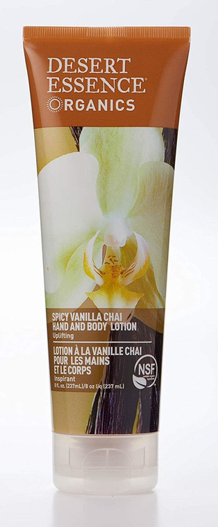 DESERT ESSENCE VANILLA CHAI HAND & BODY LOTION ( 1X8 OZ )