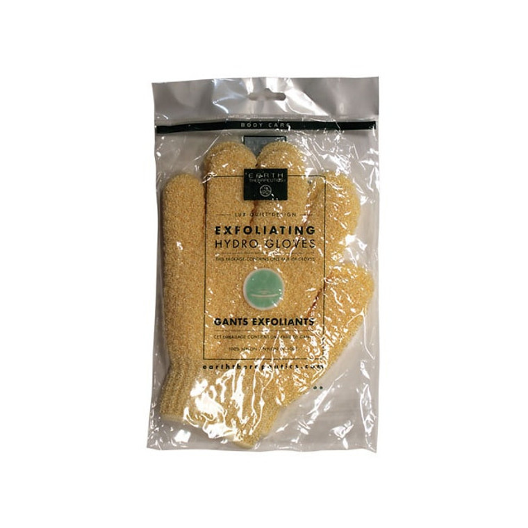 EARTH THERAPEUTICS NATURAL EXFOLIATING GLOVES ( 1XPAIR )