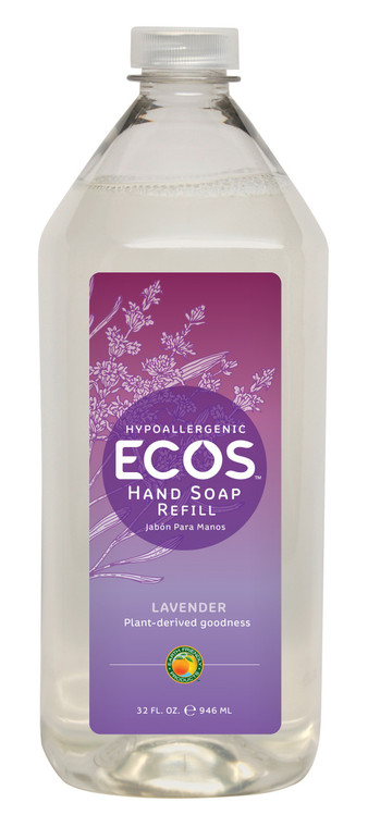 EARTH FRIENDLY LIQUID HAND SOAP REFILL LAVENDAR ( 6X32OZ )