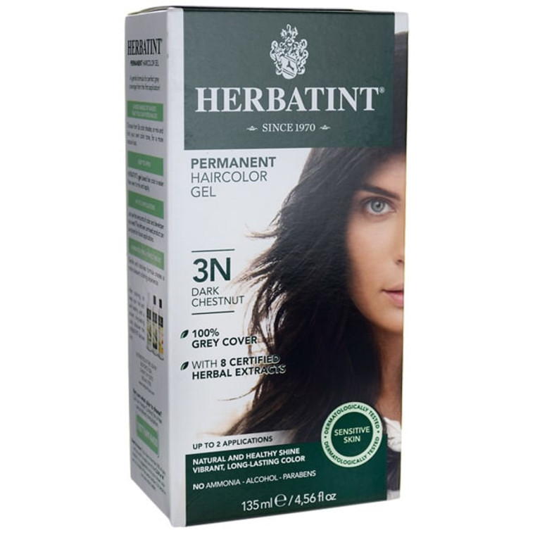 HERBATINT 3N DARK CHESTNUT HAIR COLOR ( 1XKIT )