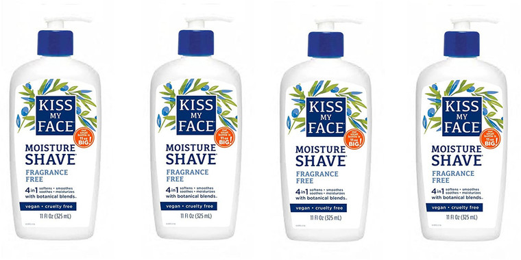 KISS MY FACE FRAGRANCE FREE MOIST SHAVE ( 1X11 OZ )