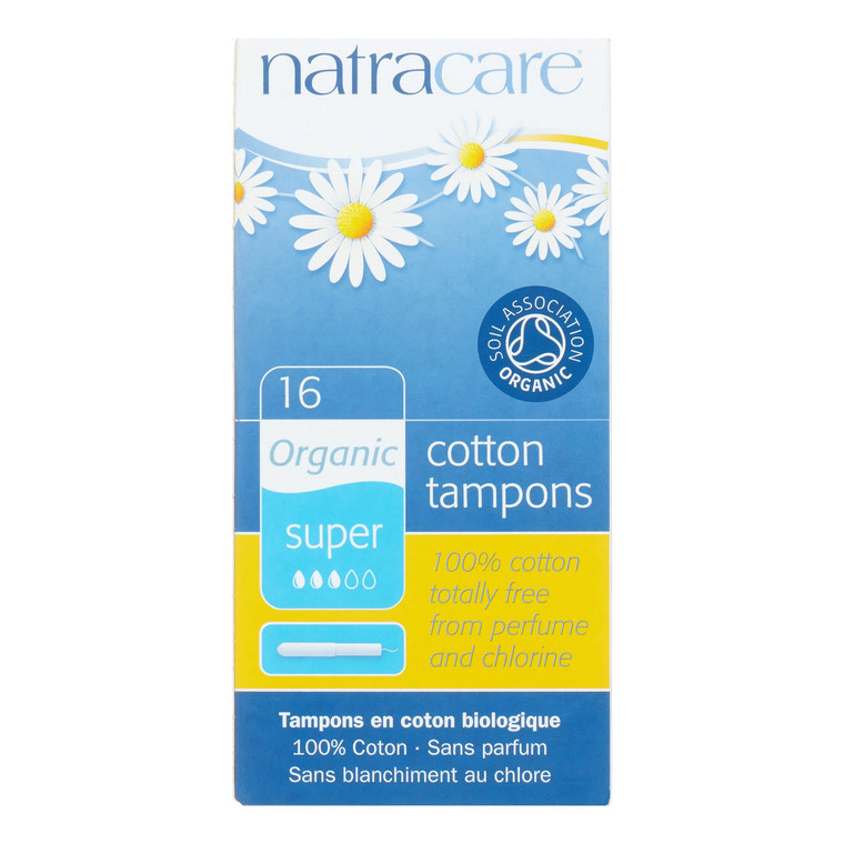 NATRACARE SUPER TAMPONS WITH APPLICATOR ( 1X16 CT )