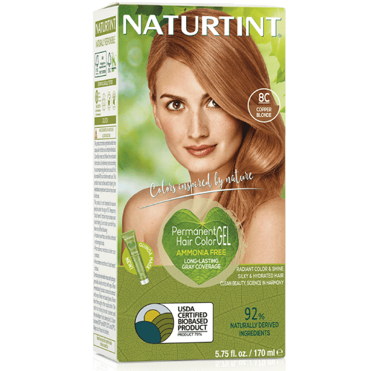 NATURTINT 8C COPPER BLONDE HAIR COLOR ( 1XKIT )