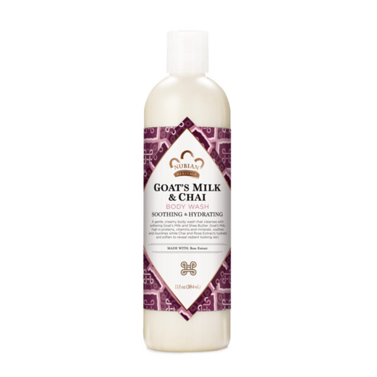 NUBIAN HERITAGE GTMLK/CHAI BODYWASH ( 1X13OZ )
