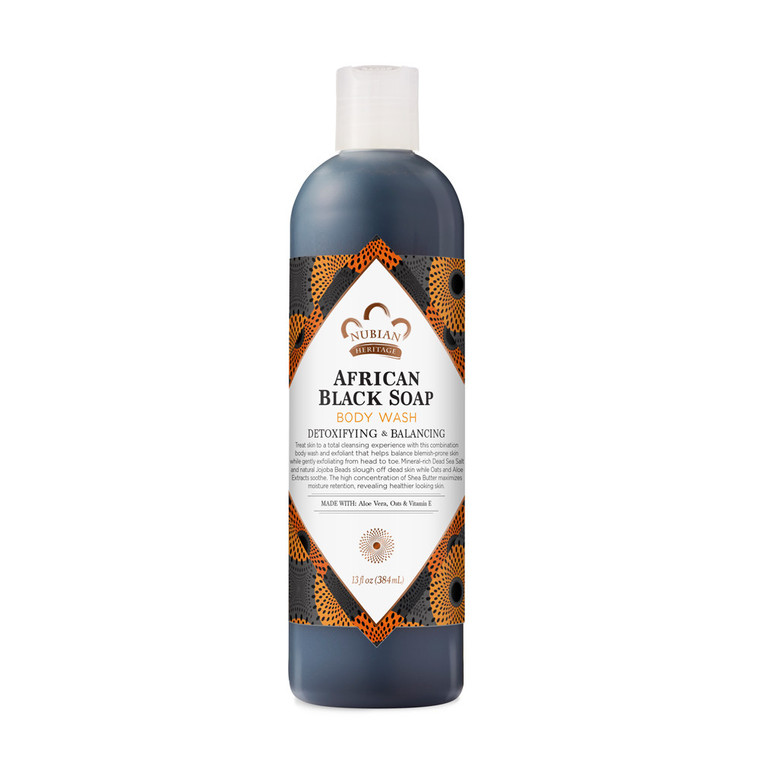 NUBIAN HERITAGE AFRICAN BLACK WASH ( 1X13OZ )