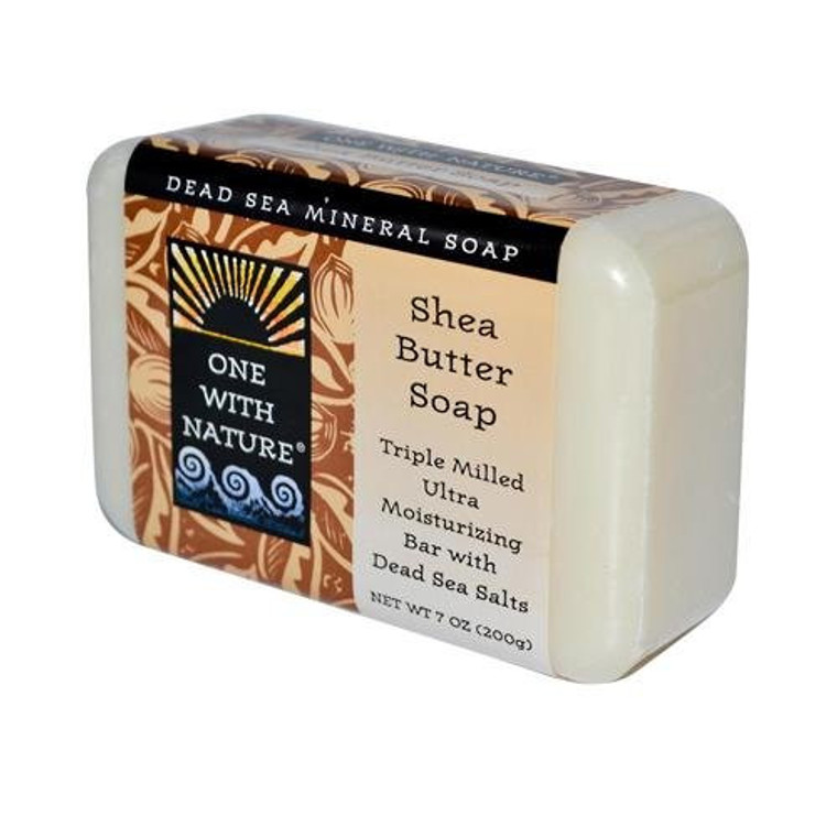 ONE WITH NATURE SHEA BUTTER DEAD SEA SOAP ( 1X7 OZ )