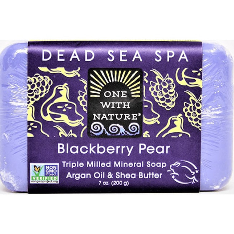 ONE WITH NATURE BLACKBERRY PEAR SOAP ( 1X7OZ )