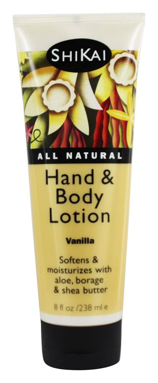 SHIKAI VANILLA HAND & BODY LOTION ( 1X8 OZ )