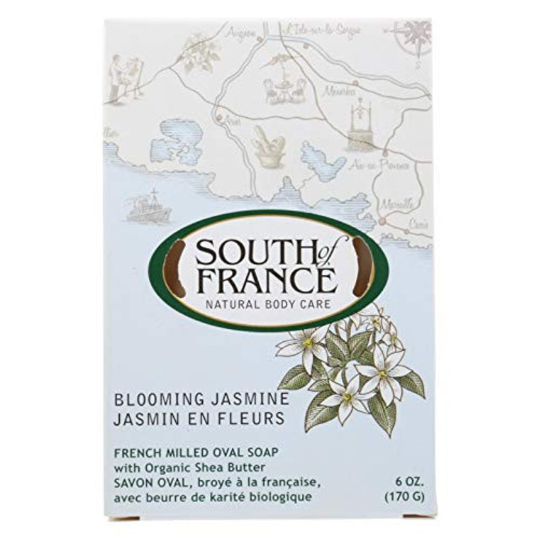 SOUTH OF FRANCE BAR SOAP BLOOMING JASMINE ( 1X6 OZ )