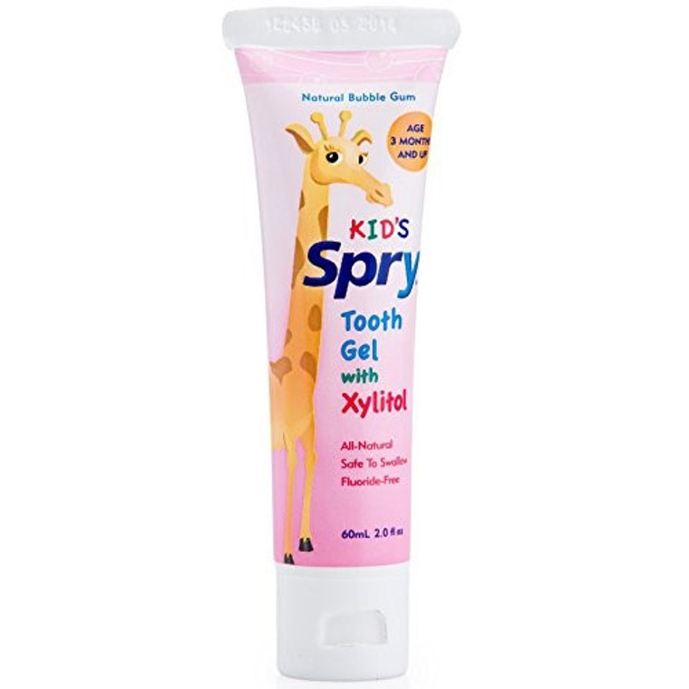 SPRY KIDS TOOTH GEL BUBBLE GUM ( 1X2 OZ )