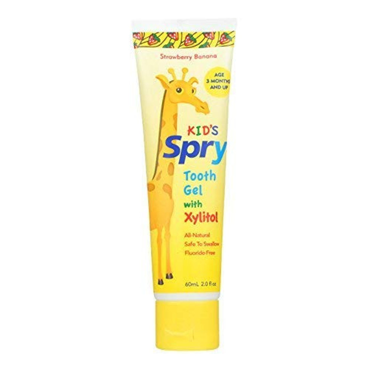 SPRY INFANT TOOTH GEL STRAWBERRY BANANA FLAVOR ( 1X2 OZ )