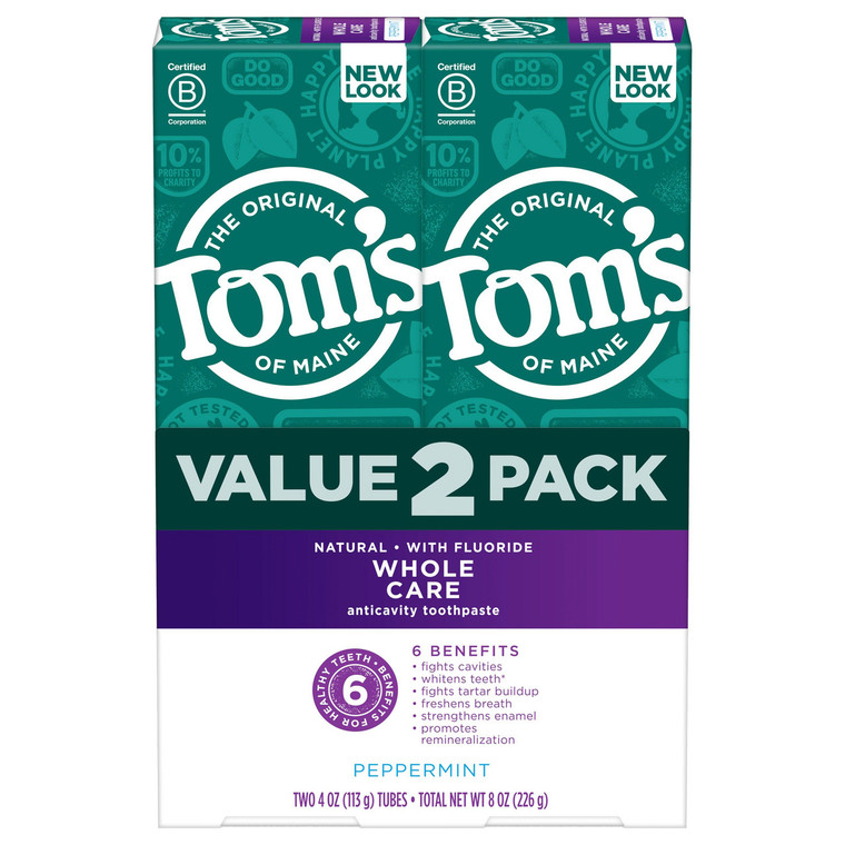 TOMS PPRMNT THPST 2PK ( 1 X 4 OZ )