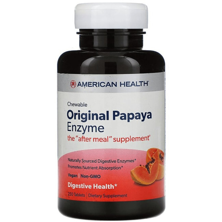 AMERICAN HEALTH PAPAYA ENZYME ORIGINAL ( 1X250 TAB )