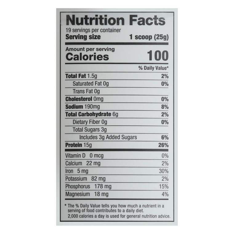 GROW PEA PROTEIN VAN RAW ( 1 X 16.7 OZ )