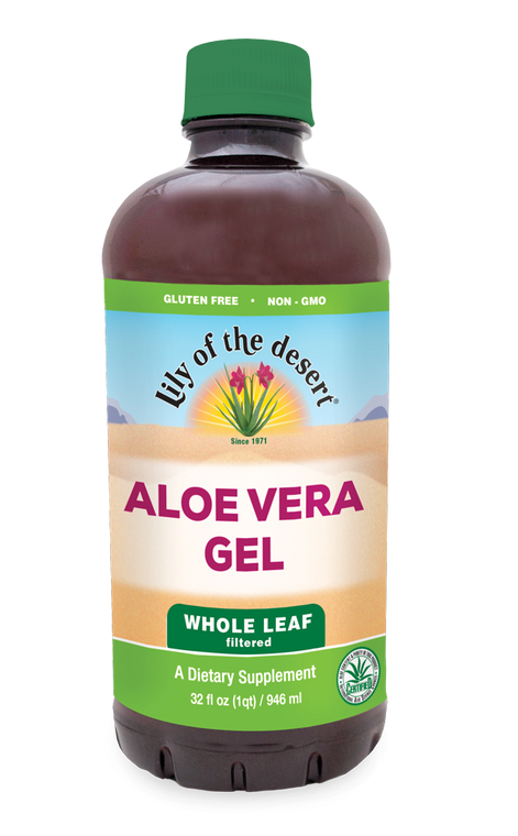 LILY OF THE DESERT WHOLE LEAF ALOE VERA GEL ( 12X32 OZ )