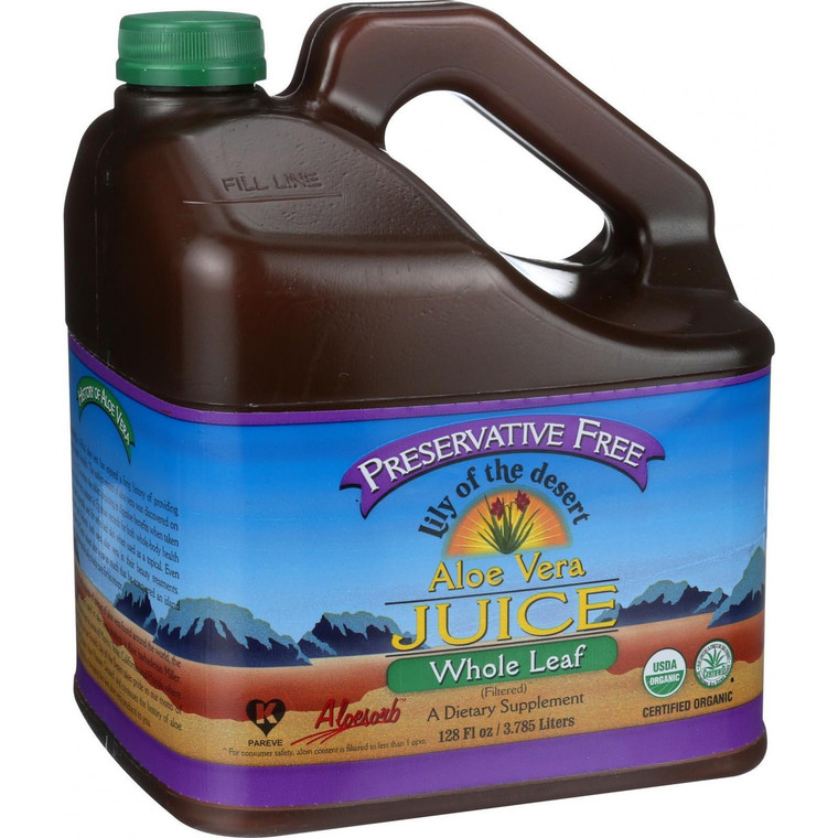 LILY OF THE DESERT WHOLE LEAF P ALOE VERA JUICE ( 1X1 GAL )