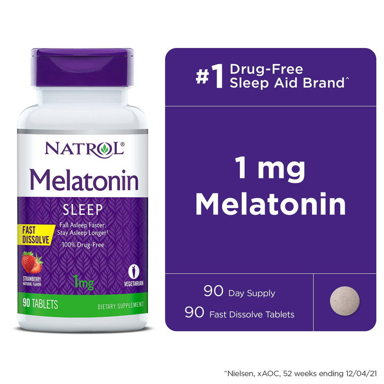 NTRL MELATN FST DSLV 1MG ( 1 X 90 TAB )