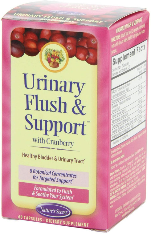 NATURE'S SECRET URINARY CLEANSE & FLUSH ( 1X60 CAP )