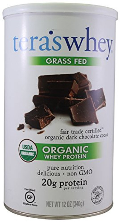 TERA'S WHEY ORGANIC DARK CHOCOLATE WHEY PROTEIN ( 1X12OZ )
