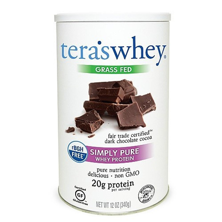 TERA'S WHEY RBGH FREE WHEY PROTEIN DARK CHOCOLATE COCOA ( 1X12 OZ )