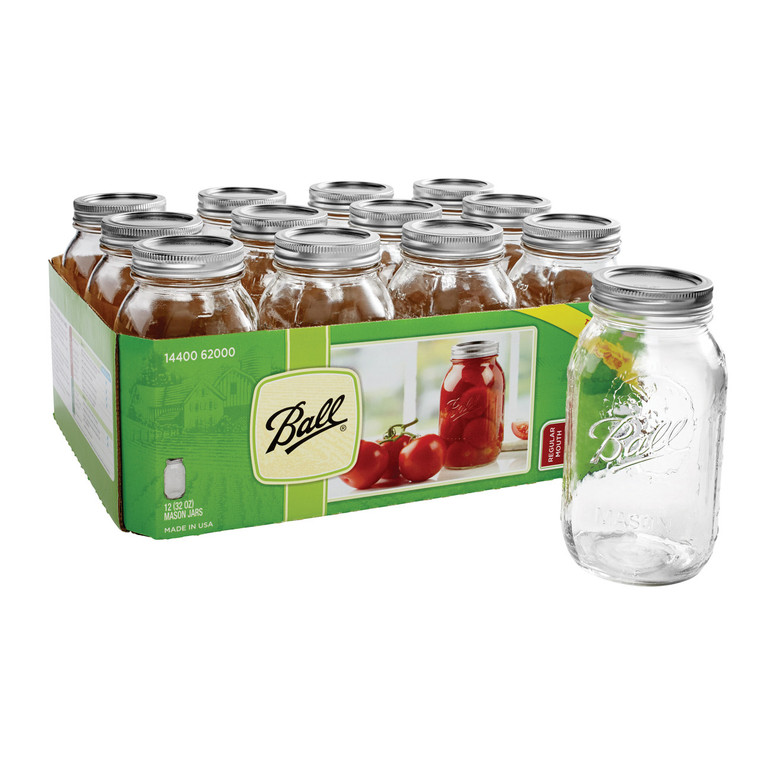 BALL REG MTH JAR W/LID ( 1 X 12 CT )
