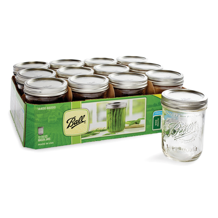 BALL WIDEMTH GLASS JARS ( 1X12 CT )