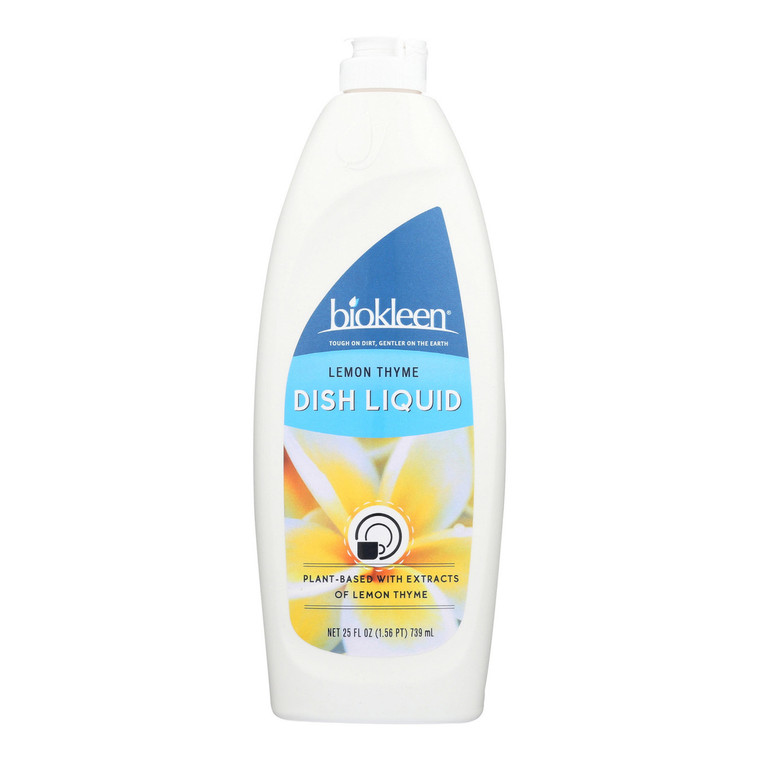BIOKLEEN LEMON THYME NATURAL DISH LIQUID ( 6X25 OZ )