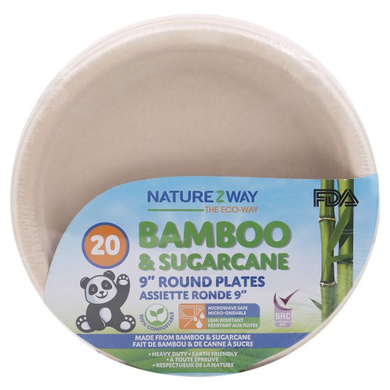 NATZWY PLATE BMBO RND 9 ( 12 X 20 CT )