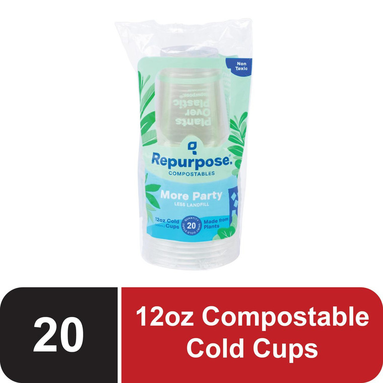 RPURP 12OZ CLEAR CUP/CLD ( 12 X 20 CT )