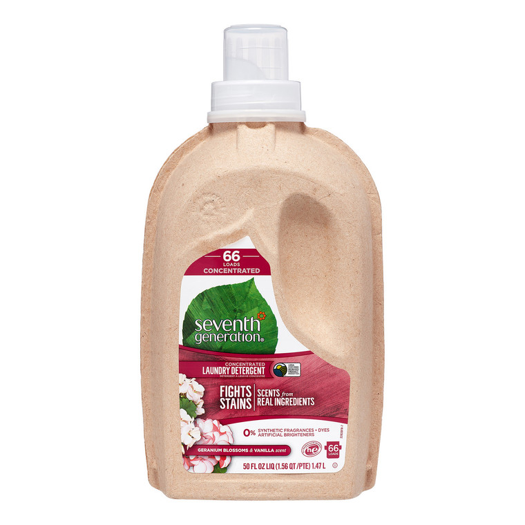 SEVENTH GENERATION LIQUID LAUNDRY, 4X GERANIUM & VANILLA ( 6X50 OZ )