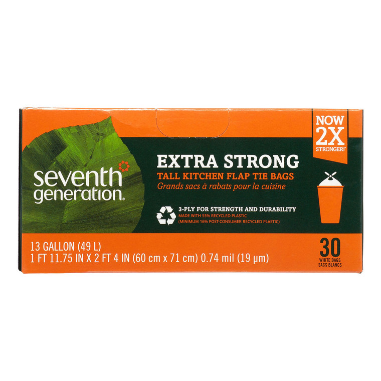SEVENTH GENERATION TALL KITCHEN BAG 13 GAL ( 1X30 CT )