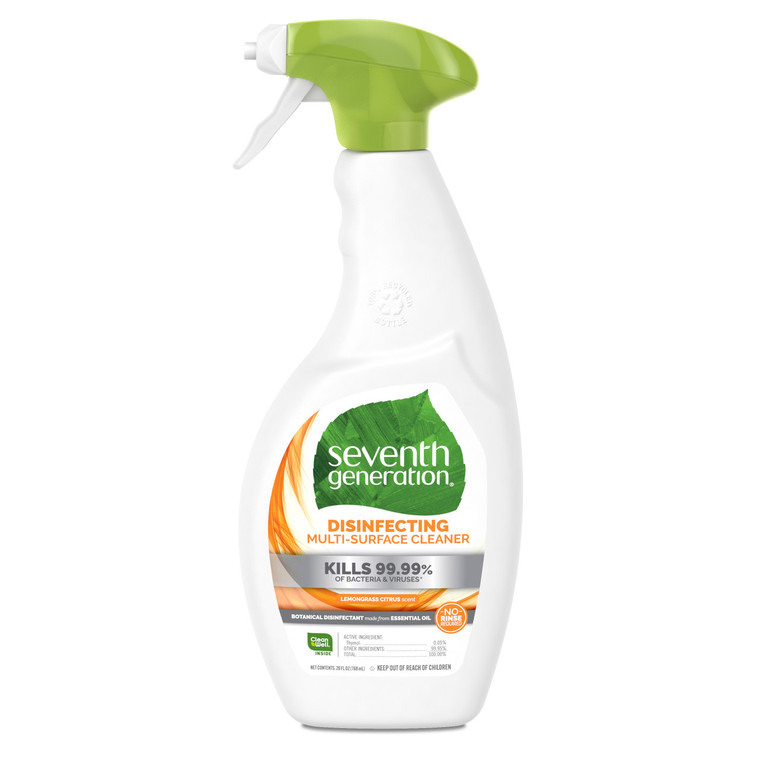 SEVENTH GENERATION DISINF MULTI-SURFACE CLEANER, LEMONGRASS & THYME ( 8X26OZ )