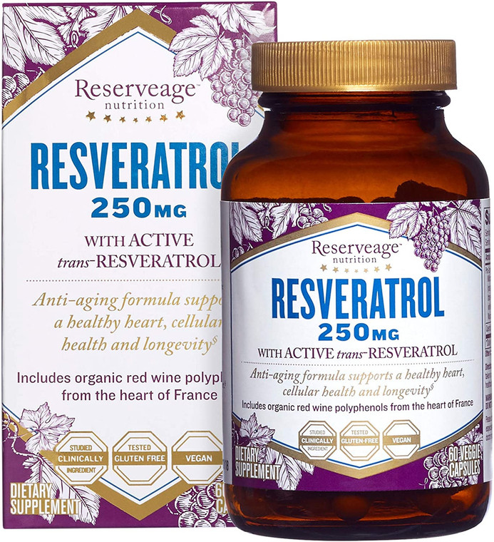 RSRVEAGE RESVERATROL 250 ( 1X60.00 )