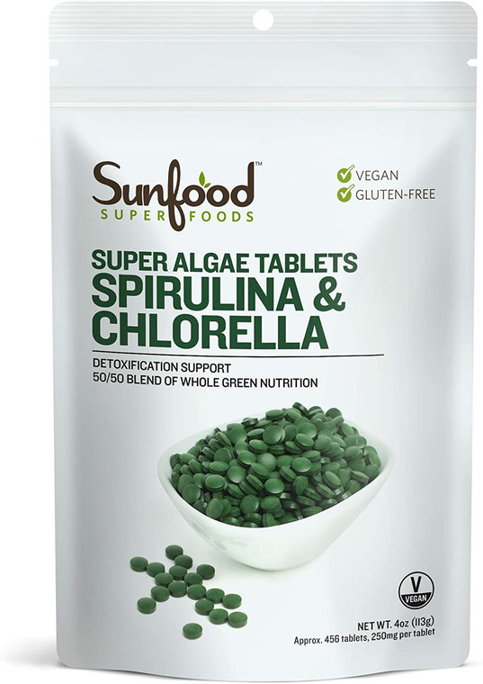 SUNFD SPIRLNA CHLORL TAB ( 1X4.00 )