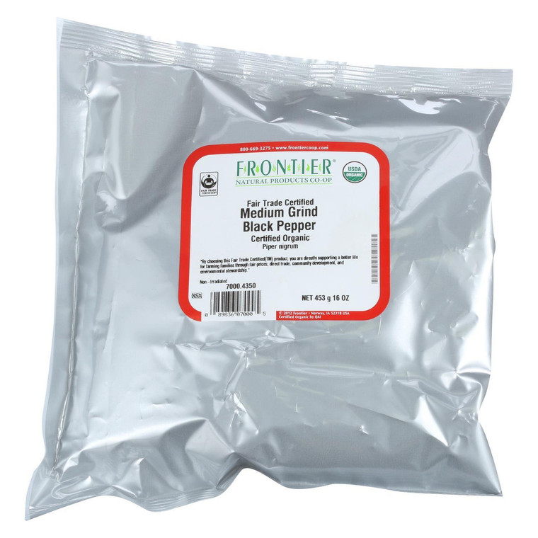 FRONTIER MED BLACK PEPPER F/T ( 1X1LB )