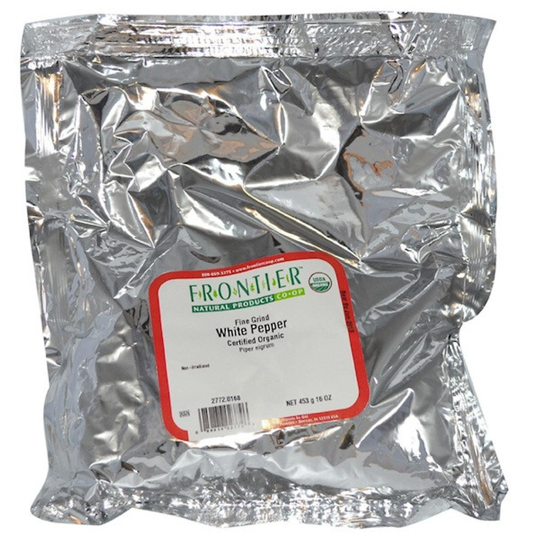 FRONTIER GROUND WHITE PEPEPPER ( 1X1LB )