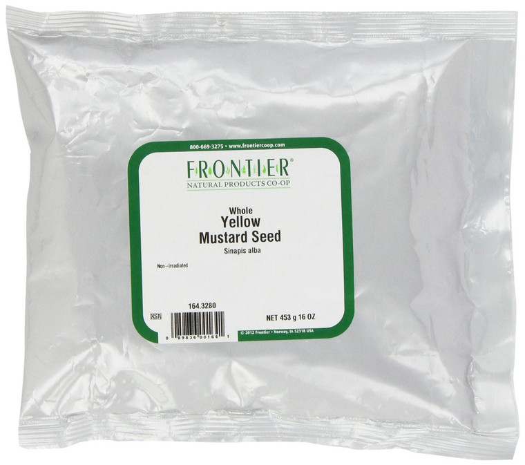 FRONTIER HERB ORG WHOLE YELLOW MUSTARD SEED ( 1X1LB )