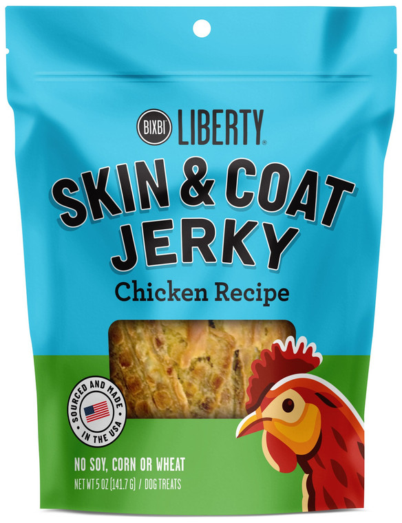 BIXBI SKN&COAT CHK JERKY ( 6 X 5 OZ )