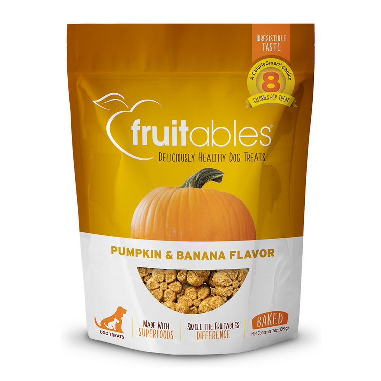 FRUITABLES PUMPKIN & BANANA MIX DOG TREATS ( 8X7 OZ )