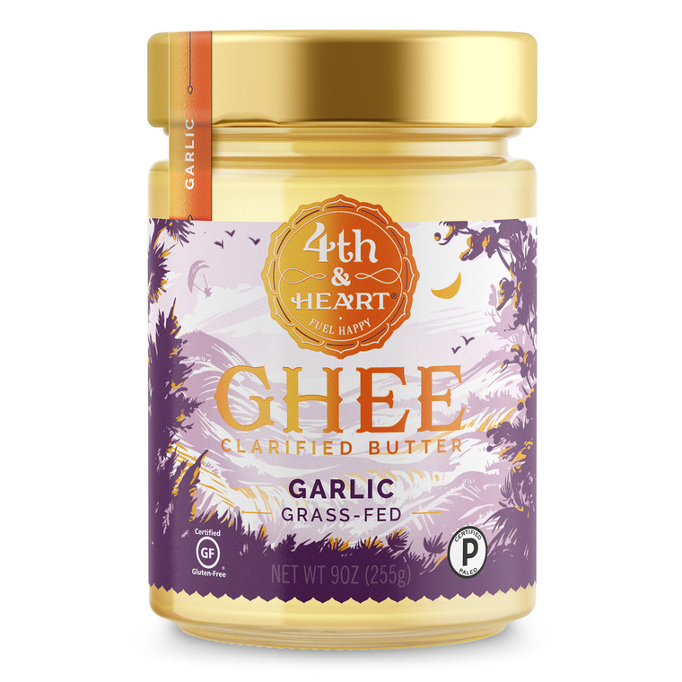 4TH & HEART GHEE BUTTER CALIFORNIA GARLIC ( 6X9 OZ )