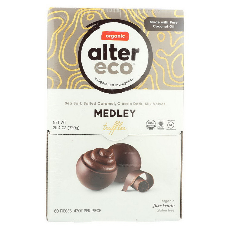 ALTER ECO ORGANIC TRUFFLE MEDLEY ( 60X0.42 OZ )