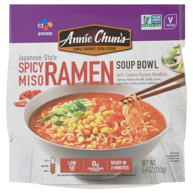 ANNIE SPICY MISO RAMEN ( 6 X 5.4 OZ )