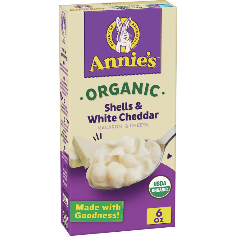 ANNIE'S PASTA & WHITE CHEDDAR ( 12X6 OZ )