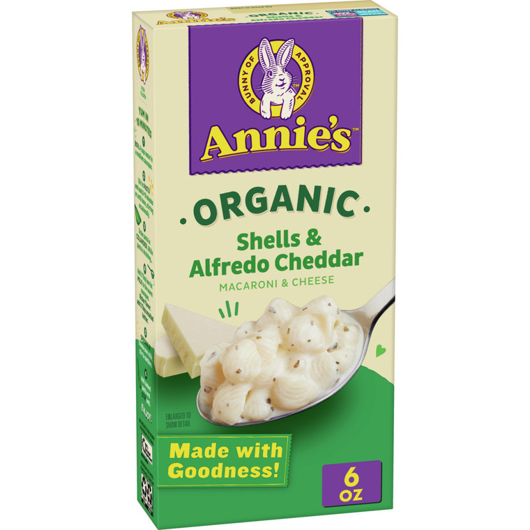 ANNIE'S ALFREDO SHELLS & CHEDDAR ( 12X6 OZ )
