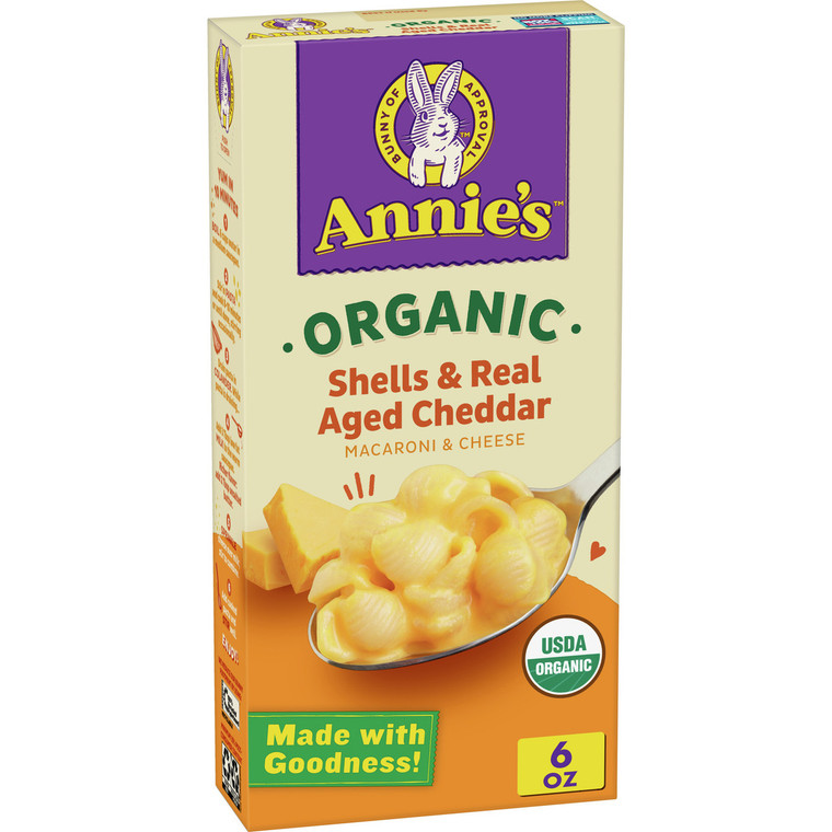 ANNIE'S SHELLS & WISCONSIN CHEDDAR ( 12X6 OZ )