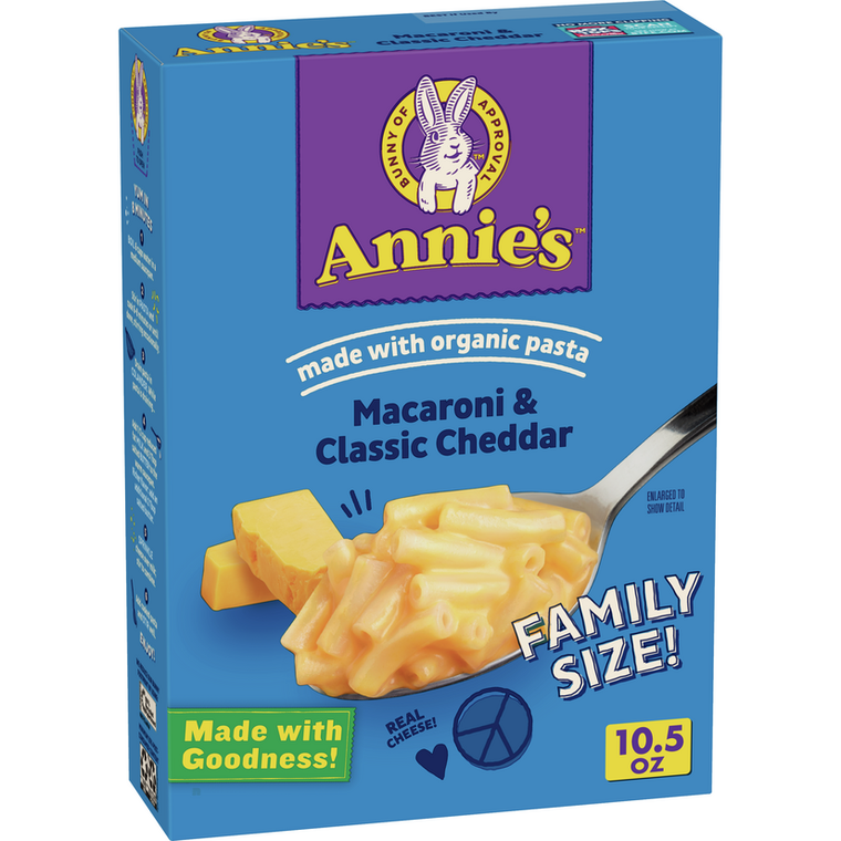 ANNIE'S FAMILY SIZE MACARONI & CHEESE ( 6X10.5 OZ )