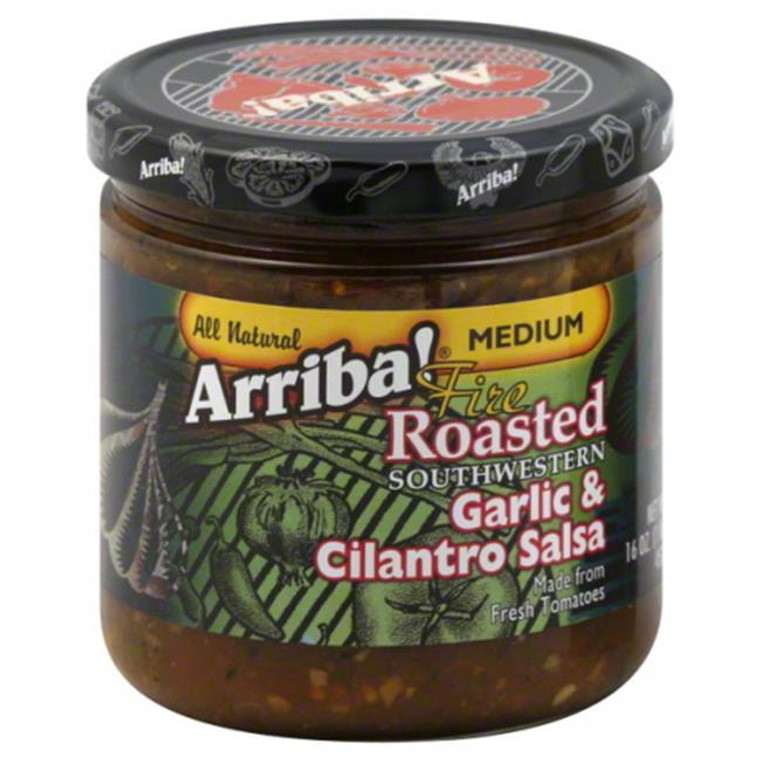 ARRIBA! FIRE ROASTED SOUTHWESTERN GARLIC & CILANTRO SALSA ( 6X16OZ )