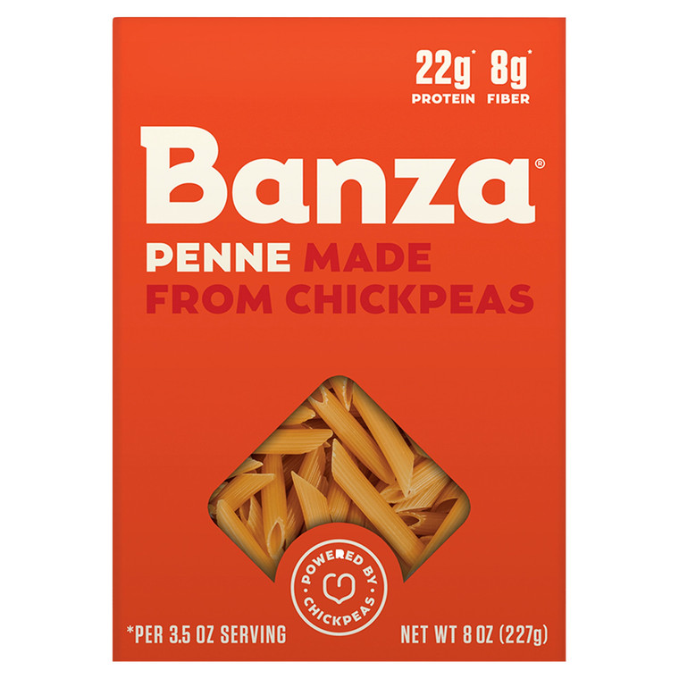 BANZA CHKPEA PSTA PENNE ( 6 X 8 OZ )