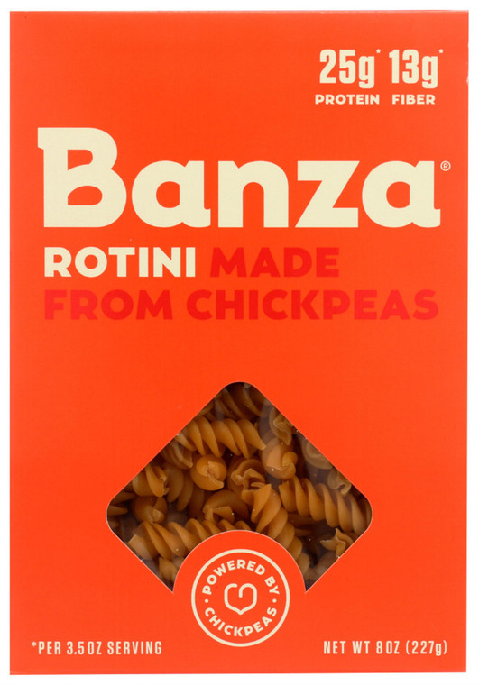 BANZA CHKPEA PSTA ROTINI ( 6 X 8 OZ )